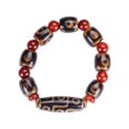 thumbnail image 1 of Pulsera Dzi de ágata tibetana natural de 12 mm, unisex, 1 of 2