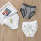 thumbnail image 3 of Ropa interior intergenerativa de algodón para primavera y otoño, ropa interior para niños de tamaño mediano para las cuatro estaciones, sin hueso, capa Base de cintura media, 3 of 5
