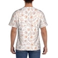 thumbnail image 3 of Bixox Men's Maple Leaves Printed Short Sleeve Skinny Athletic T-Shirt, 3 of 6