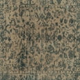 thumbnail image 1 of Ahgly Company Indoor Square Abstract Turquoise Blue Modern Area Rugs, 6' Square, 1 of 4