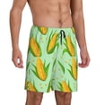 thumbnail image 2 of Sikiie Corn 7 Mens Pajama Shorts, Lightweight Lounge Pant with Pockets Soft Sleep Pj Shorts for MenXX-Large, 2 of 6