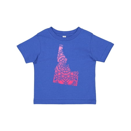 

Inktastic Idaho Silhouette Mandala Boys or Girls Toddler T-Shirt