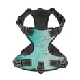 thumbnail image 4 of Lsque Turquoise Beach Kayaking Dog Harness, No-Pull Pet Harness with 2 Leash Clips, Adjustable Soft Padded Dog Vest with Easy Control Handle for Large Dogs-Large, 4 of 9