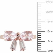2-2/3 Carat T.g.w. Pear And Baguette-cut