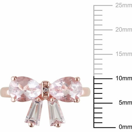 2-2/3 Carat T.g.w. Pear And Baguette-cut