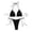 Z-Black242, variant on JIAYUE Women Swimsuit Sets Halter Neck Solid Color Two Piece Tankini Bikini With Adjustable Strap And Bottoms For Beach Pool Vacation Female Swimwear