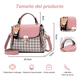 thumbnail image 3 of Mochila De Mujer Cuero De Pu Bolso Antirrobo De Hombro Xtellar rosa, 3 of 3