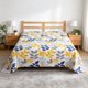 thumbnail image 4 of Flat Sheet Comfortable Bed Sheets With Floral Patterns Mattress Protective Cover Easily To Clean And Maintain Double Or Singles Bed Sheets, 4 of 6