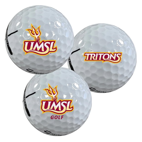 University of Missouri-Saint Louis Tritons Logo Edition Taylormade Distance  Golf Balls 12-Pack (Dozen)