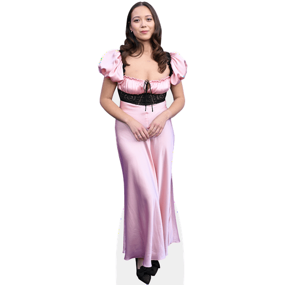 Laufey Lin Jonsdottir (Pink Dress) Mini Size Cutout. Standee.