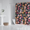 thumbnail image 2 of Pioneer Flower Floral Print Pattern Shower Curtain 72"x84" ,Bathroom Decorative Shower Curtains Set with 12 Hooks,Modern Waterproof Washable Shower Curtain, 2 of 6
