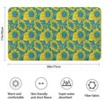 thumbnail image 3 of Blue Yellow Sunflower Pattern Bathroom Rugs Mat,Non Slip Microfiber Bathroom Rug,Rubber Backing,Soft Bathroom Mats for Bathroom Floor,Tub and Shower,17x30in(43x75cm), 3 of 5