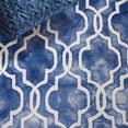 thumbnail image 6 of Safavieh Dip Dye Leighton Geometric Wool Area Rug, Navy/Ivory, 7' x 7' Round, 6 of 11