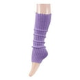 thumbnail image 2 of HaoXianJian 80s 90s Leg Warmers for Women Knit Leg Warmers Crochet Ribbed Leg Socks for Party Accessories for Inspired Outfits for Yoga,Running,Hiking, 2 of 4