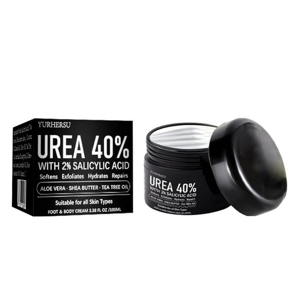 Crema de manos para pies con urea, crema para pies con urea al 40 %, crema para pies con urea al 40 %, para talones agrietados y piel seca, hidratante, elimina callos, 100 g.