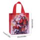 thumbnail image 3 of Bolsa de Regalo Navideña de Papel Rojo | Lona Reutilizable | Asa de Cuerda Resistente | Bolsa de Compras Navideña de 23 X 22 Cm | Diseño Navideño de Papá Noel con Copos de Nieve | Ideal para Envolver, 3 of 6