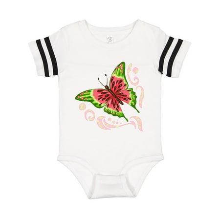 

Inktastic Watermelon Butterfly Gift Baby Boy or Baby Girl Bodysuit