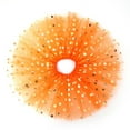 thumbnail image 3 of Povozer Tutu Skirt Girls Sparkle Tulle Skirt Ballet Dance Princess Dress for Toddler(Orange,9-11T), 3 of 4