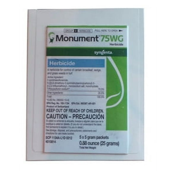Monument 75WG Herbicide - 5 x 5 gram packets