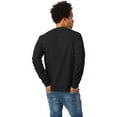thumbnail image 2 of Hanes Men's and Big Men's Authentic Long Sleeve Tee, Up To Size 3XL, 2 of 3