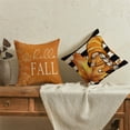 thumbnail image 3 of Fall Pillow Covers 20x20 Thanksgiving Farmhouse Decorations Black Striped Maple Leaf Pumpkin Outdoor Fall Decor Throw Pillow Covers Gnomes Autumn Harvest Cushion Case for Sofa Couch Set of 4, 3 of 6