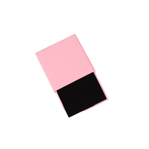 Joyero de cartón portátil de Color sólido a prueba de golpes reemplazo oreja Stud collar anillo colgante caja de almacenamiento Almacenamiento y organización del hogar Rosa oscuro 7x7x1.7cm Matsuzay HA075597-41