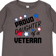 thumbnail image 4 of Inktastic Proud Daughter of a Veteran Veterans Day Girls Long Sleeve Toddler T-Shirt, 4 of 5