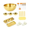thumbnail image 2 of Set de Cuidado de Belleza Facial de 26 Piezas: Tazón para Mezclar, Esponja Comprimida, Bandeja para Servir de 3 Compartimentos con Cepillo, Ideal, 2 of 9