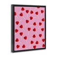 thumbnail image 2 of Stupell Industries Eclectic Heart Lollipop Pattern Black Floating Frame Canvas Art, 17 x 21, by LISH Creative, 2 of 8