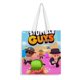 thumbnail image 1 of Stumble Guys Bolso de tela con estampado de lienzo para mujer, bolsa de compras reutilizable y estética, con cremallera interior, regalo para mujer,38*45cm., 1 of 6