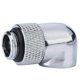 thumbnail image 3 of 90 Degree Rotary Fitting for PC Water Cooling - G1/4 Thread Bending Connector Silver., 3 of 5