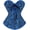 Black Blue, variant on Corset Tops for Women Bustiers Basques and Overbust uk Lace up Princess Plus Size Blue 6XL