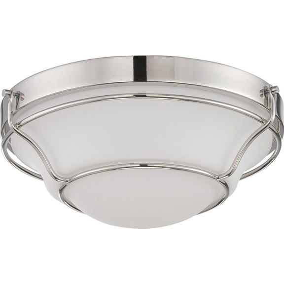 Nuvo Lighting 62/529 Baker 1 Light 13" Wide Integrated Led Flush Mount Bowl Ceiling
