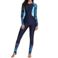 thumbnail image 1 of PEASKJP Swimsuit for Women 2024 Rash Guard Shirts UPF 50+ Swimsuit, Navy S, 1 of 5