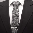 thumbnail image 6 of Star Wars Darth Vader Black and White Paisley Tie, 6 of 6