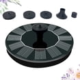 thumbnail image 4 of Fuente solar flotante de 13 cm para jardín, piscina, estanque, fuente de exterior con panel solar, minifuente de agua para piscina, estanque y jardín (negra), 4 of 7