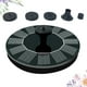 thumbnail image 4 of Fuente solar flotante de 13 cm para jardín, piscina, estanque, fuente de exterior con panel solar, minifuente de agua para piscina, estanque y jardín (negra), 4 of 7