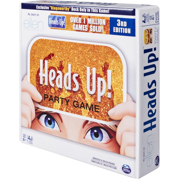 Heads Up! Party Game 3rd Edition, Fun Word Guessing Game for Families aged  8 and up - Walmart.com