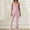 Pink, variant on Idoravan Yoga Pants for Women Spring And Fall Tight Waistband Sleeveless Neck Long Jumpsuit