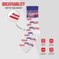 thumbnail image 5 of Sillies Sock Trump Banner 2024 Socks - Funny Novelty Unisex Sock Set, Woven Art, Fun Unique Patterns And Designs, 5 of 6