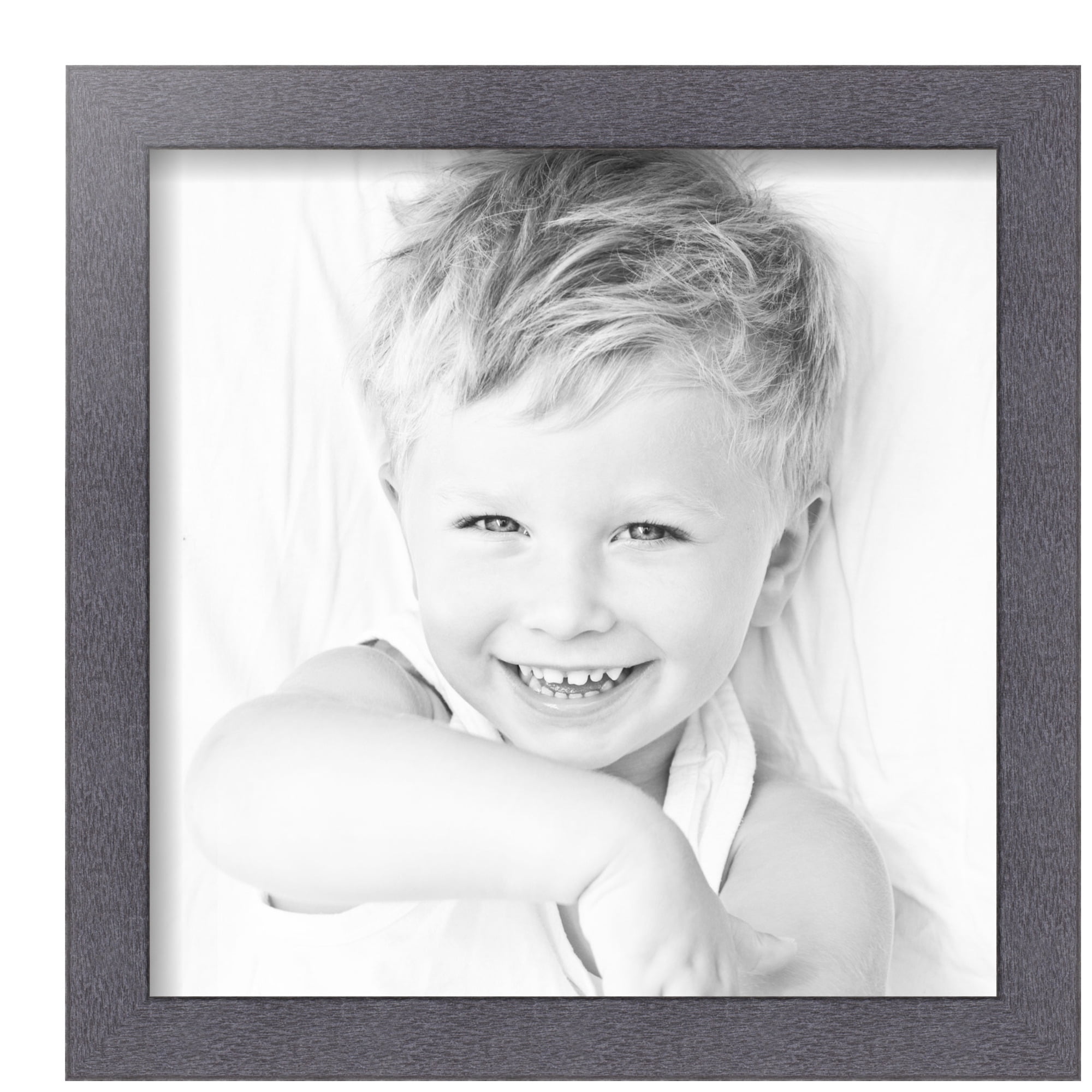 ArtToFrames 13x13 inch Tungsten Picture Frame, Gray MDF Poster Frame (4640)