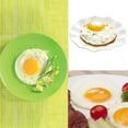 thumbnail image 4 of BE-TOOL Round Silicone Egg Pancake Ring with Handle Omelet Fried Egg Poached Eggs Tool Temperature Resistance -30℃ to 230℃ Orange, 4 of 8