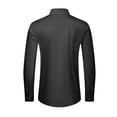 thumbnail image 5 of Youclos Men's Cotton Long Sleeve Casual Button-Down Shirt, Breathable Soft, 5 of 6