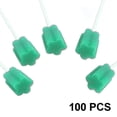 thumbnail image 1 of 100 Pcs Oral Care Swabs - Tooth Cleaning Mouth Toothette Oral Sponge, 1 of 4