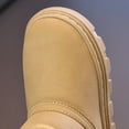 thumbnail image 4 of MAIHAN-RBKids Snow Boots Girls Boys Winter Boots Lined Warm Winter Footwear Non- Sole Comfortable Ankle Boots for 3-11 Years(Khaki,15), 4 of 6