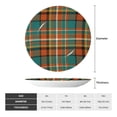 thumbnail image 2 of Gaeub colorful plaid Print Ceramic Plate,Dinner Plates,Bone China Decorative Plates with Display Stand,Art Ceramic Ornaments for Wall Hanging Decoration-6in, 2 of 6