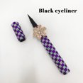 thumbnail image 1 of Pegamento superadhesivo para delineador de ojos, pluma de diamante, flor, negro, larga duración （black with flower 6, 1 of 5