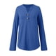 thumbnail image 5 of MHFRRA Camisa de Manga Larga, Informal, de Otoño, Cómoda, Suave y Básica, para Uso Diario. Azul, 5 of 7