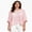 Pink, variant on Women's Mesh Knit Poncho Tops Fashion Solid Color Batwing Sleeve Boat Neck Cover Ups for Summer Daily Wear