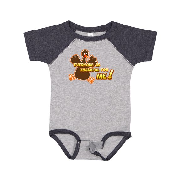 Inktastic Everyone is Thankful for Me Boys or Girls Baby Bodysuit